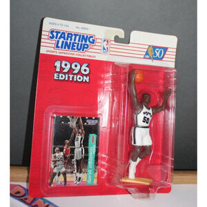 Starting Line Up NBA 50 David Robinson Action Figure Toy Sealed Kenner 1996